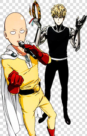 “ Transparent Saitama And Genos Made By Me From The   One Punch Man Saitama And Genos Png  Png Download