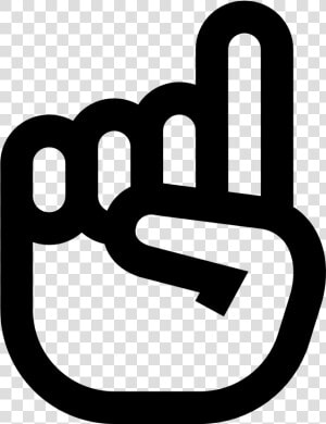 Transparent Finger Icon Png   Foam Finger Icon Transparent Background  Png Download