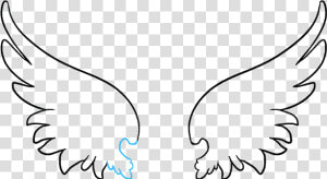 How To Draw Angel   Angel Wings Drawing  HD Png Download