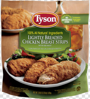 Tyson Lightly Breaded Chicken Tenders Nutrition  HD Png Download