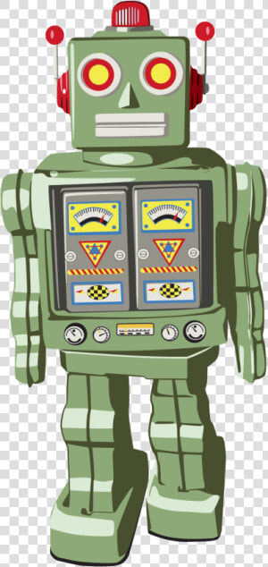 Okay  Listen Up Citizens   Vintage Toy Robot Png  Transparent Png