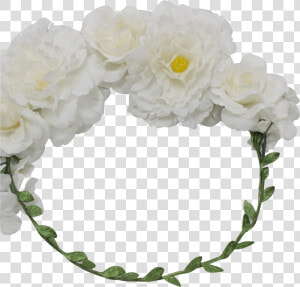 Fashion Bride Flower Crown With Green Wire And Leaves   Artificial Flower  HD Png Download