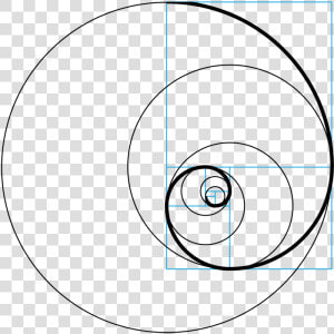 Transparent Fibonacci Spiral Png   Circle  Png Download