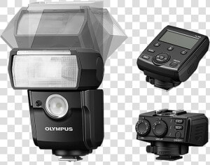 New Weather Sealed Flash System Strengthens Olympus’   Olympus Fl 700wr  HD Png Download