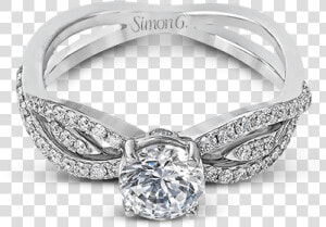 18k White Gold Engagement Ring   Engagement Ring  HD Png Download