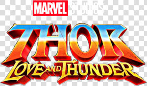 Thor Love And Thunder Logo Marvel Studios   Thor Love And Thunder Logo Png  Transparent Png