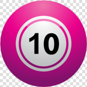 Jar Clipart 10 Ball   Lottery Ball Number 10  HD Png Download