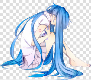 Sad Png Anime   Hatsune Miku Sad Png  Transparent Png