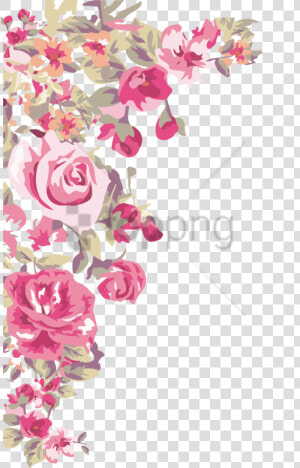 Free Png Border Design Corner Flower Png Image With   Transparent Background Flower Corner Png  Png Download