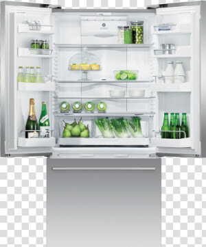 Fisher  amp  Paykel French Door Refrigerator 17 Cu Ft    Fisher Paykel Activesmart Rf170adusx4  HD Png Download