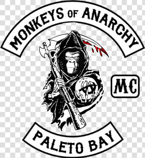 Monkeys Of Anarchy Mc Logos   Monkeys Of Anarchy  HD Png Download