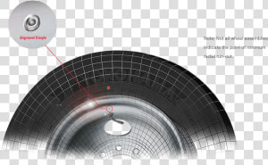 Tire Valve Alignment Dimple   Wheel Assembly  39 s Point Of Minimum Radial Run Out  HD Png Download