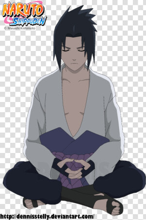 Sasuke Akatsuki Png   Sasuke Meditating  Transparent Png