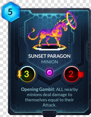 Sunset Paragon   Lesser Water Ball Duelyst  HD Png Download