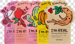 Face Mask Png Tony Moly   I M Real Face Masks  Transparent Png