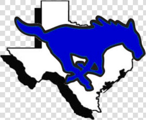 State Of Texas Outline   Png Download   City View Mustangs Logo  Transparent Png