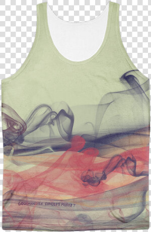 Green Smoke Tank Top   Active Tank  HD Png Download