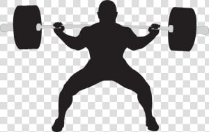 Weight Lifting Squat Clipart  HD Png Download