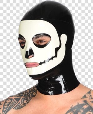 Bone Daddy Hood   Latex Blindfold  HD Png Download