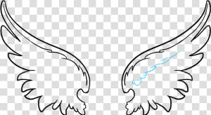 How To Draw Angel Wings   Angel Wings Drawing  HD Png Download