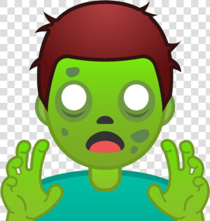 Man Zombie Icon   Emoji Zombie  HD Png Download