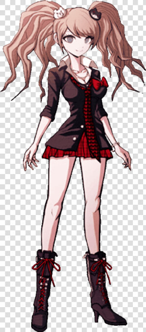 Junko Enoshima Beta Sprite   Danganronpa Sprite Full Body  HD Png Download