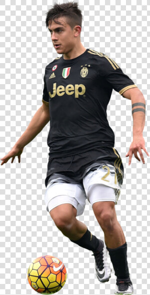 Paulo Dybala 2016 Png   Png Download   Paulo Dybala Black Jersey  Transparent Png