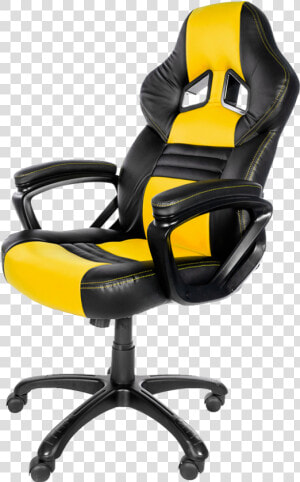 Gaming Chair Png   Yellow And Black Gaming Chairs  Transparent Png