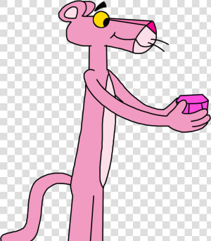 Pink Panther Vector   Pink Panther Diamond Cartoon  HD Png Download