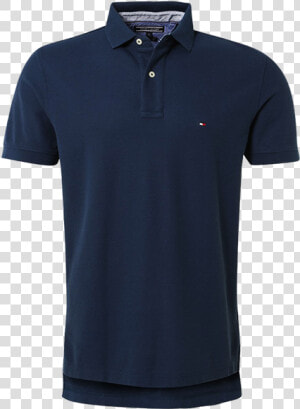 Tommy Hilfiger Navy Blue Polo  HD Png Download