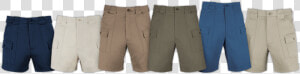 Shorts Of Different Lengths And Colors Lined Up Horizontally   Pocket  HD Png Download