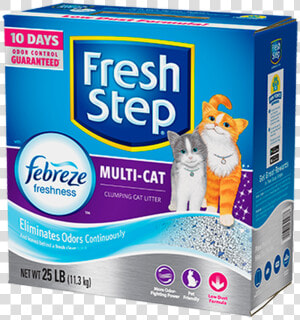 Fresh Step Multi Cat Scented Litter  HD Png Download