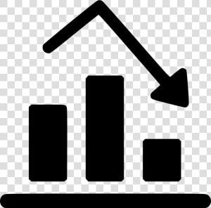 Transparent Graph Icon Png   Graph Down Icon Png  Png Download