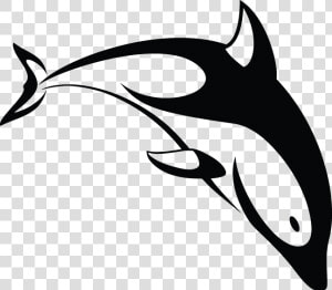 Stylized Dolphin Eps Vector  Vector Clipart  Multiple   Stylized Dolphin  HD Png Download