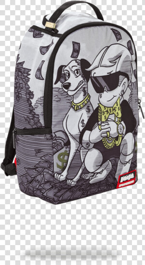 Sprayground Richie Rich Money Stacks Backpack  HD Png Download