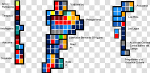 2cartograma De Camara De Diputados De Chile A Enero   Cartograma De Chile  HD Png Download