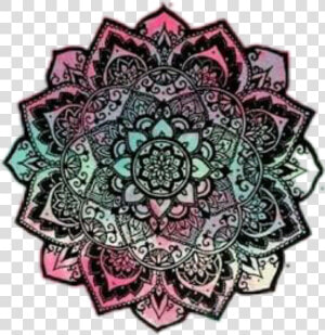  tumblr  mandala 💕🎶 Sticker  1   Mandalas Arcoiris  HD Png Download