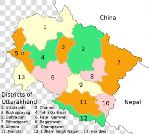 Uttarakhand Tourist Guide Map  HD Png Download