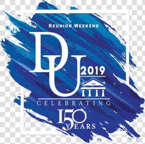 Alumni Reunion Logo 2019   Blue Splash Paint Png  Transparent Png