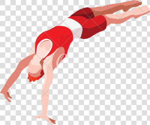 Gymnast Vector Gymnastics Vault   Desenho Ginasta Menino Png  Transparent Png