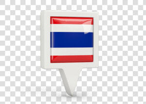 Square Pin Icon   Thailand Flag Pin Icon  HD Png Download