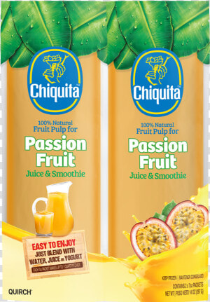 Chiquita Passion Fruit Pulp  HD Png Download