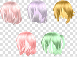 Hair Short Hair Clipart   Mmd Tda Short Hair  HD Png Download