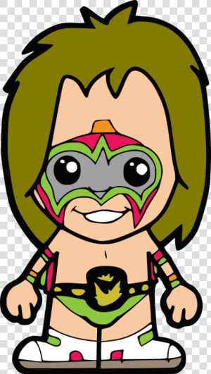 Wwe Ultimate Warrior Cartoon   Cartoon  HD Png Download