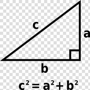 Transparent Math Equation Png   Pythagorean Theorem Transparent Background  Png Download