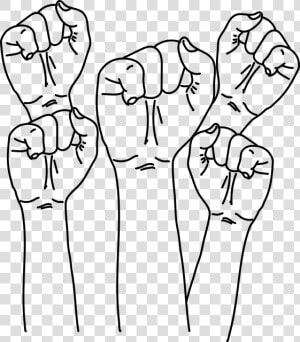 Fist  Cuffs  Hands  Top  Hand  Puno  Gesture  Force   Fist In The Air  HD Png Download