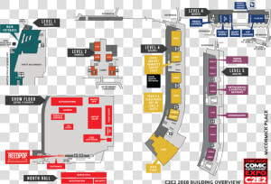 C2e2 Map 2019  HD Png Download