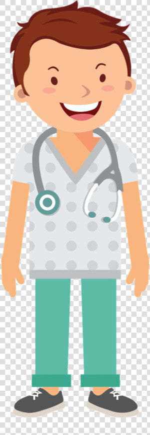 Doctor Medicine Man Free Picture   Perawat Laki Laki Kartun  HD Png Download