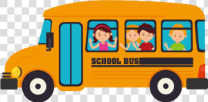 School Bus Transport   Cartoon School Bus Png  Transparent Png