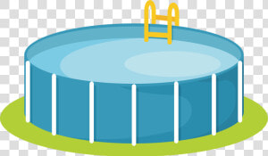 Cylinder diagram circle   Above Ground Pool Clipart  HD Png Download